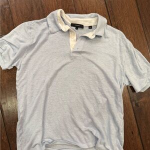 Vince men’s linen polo men’s size small
